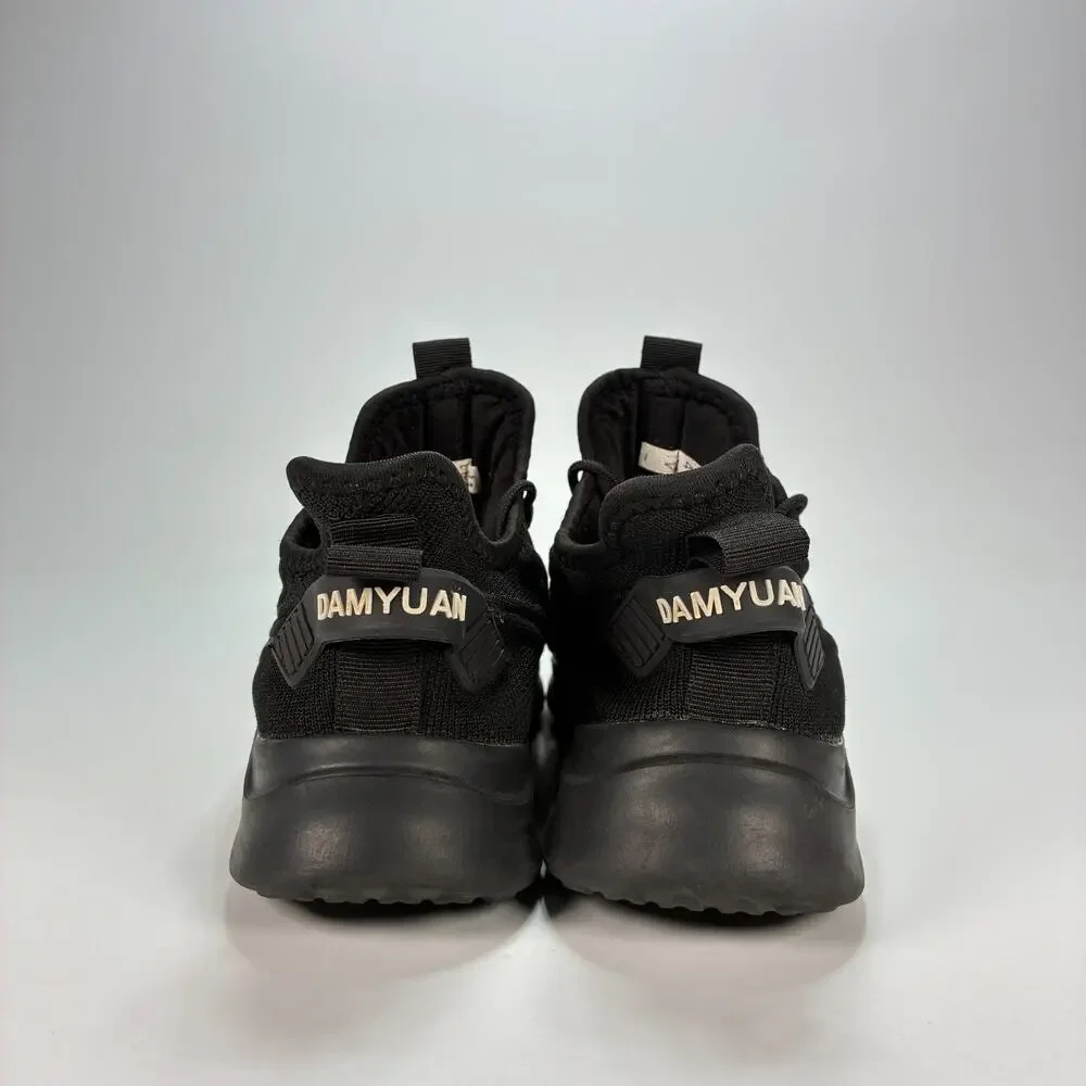 Damyuan Black Mesh Lightweight Running Sneakers Shoes Women's Size US 10.5 EU 41